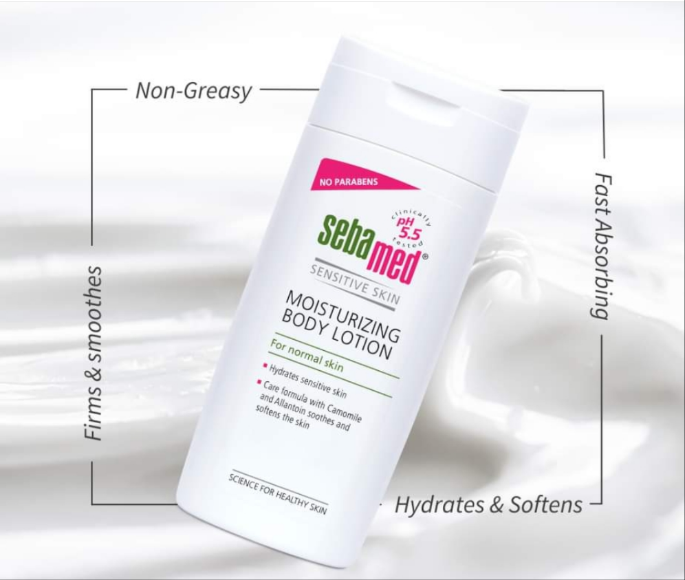 ADULT SEBAMED SENSITIVE SKIN MOISTURIZING BODY LOTION