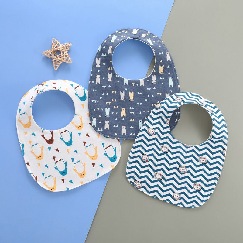 3-in-1 Baby Feeding Bib Set