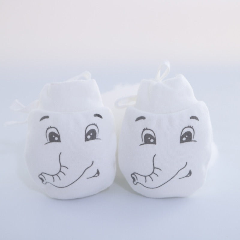 Newborn Anti-Scratch Cotton Mittens
