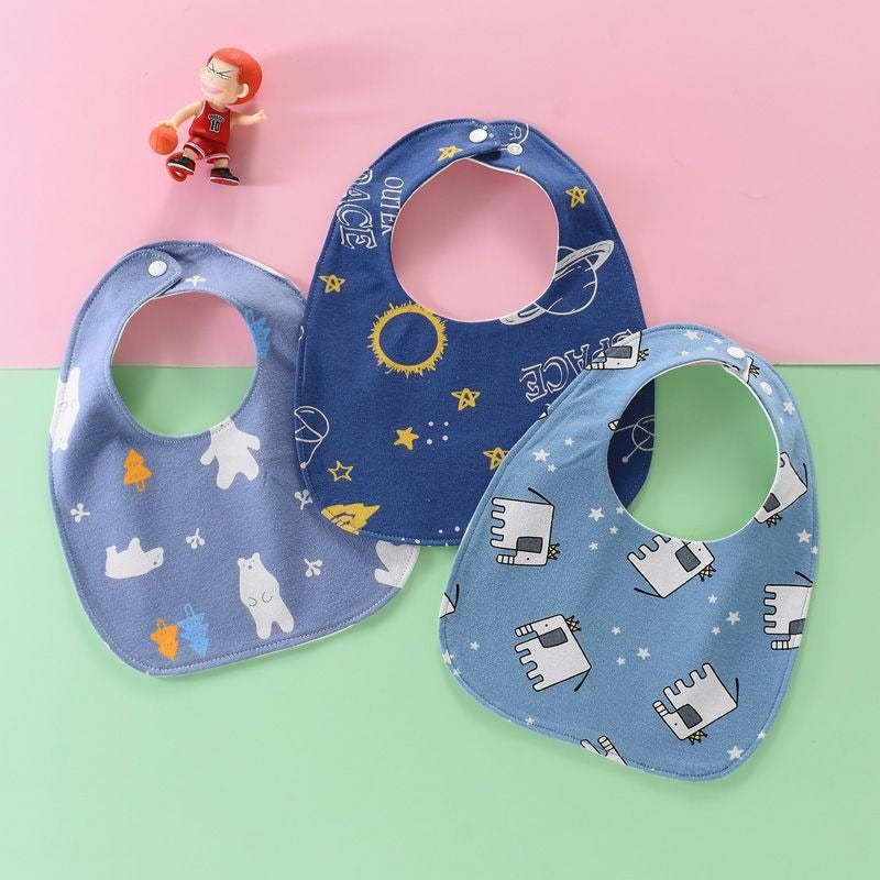 3-in-1 Baby Feeding Bib Set