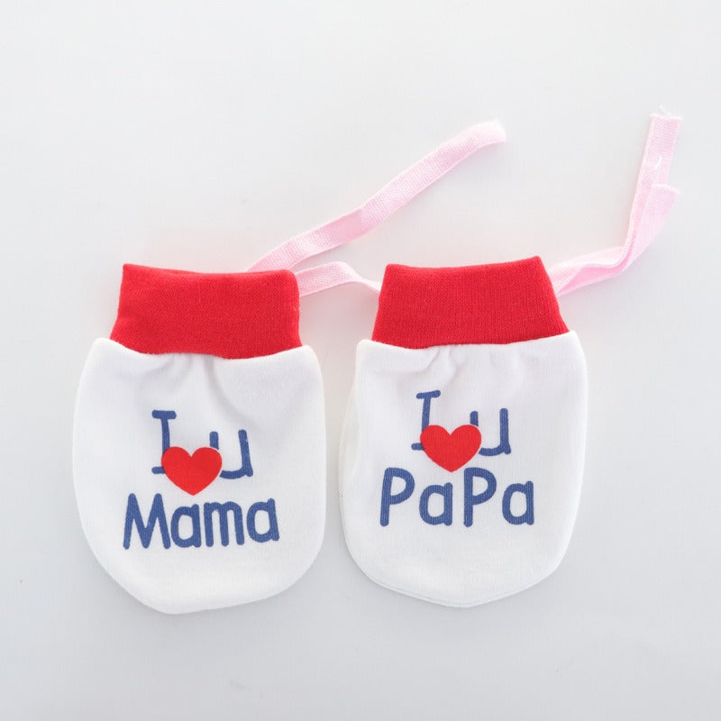 Newborn Anti-Scratch Cotton Mittens