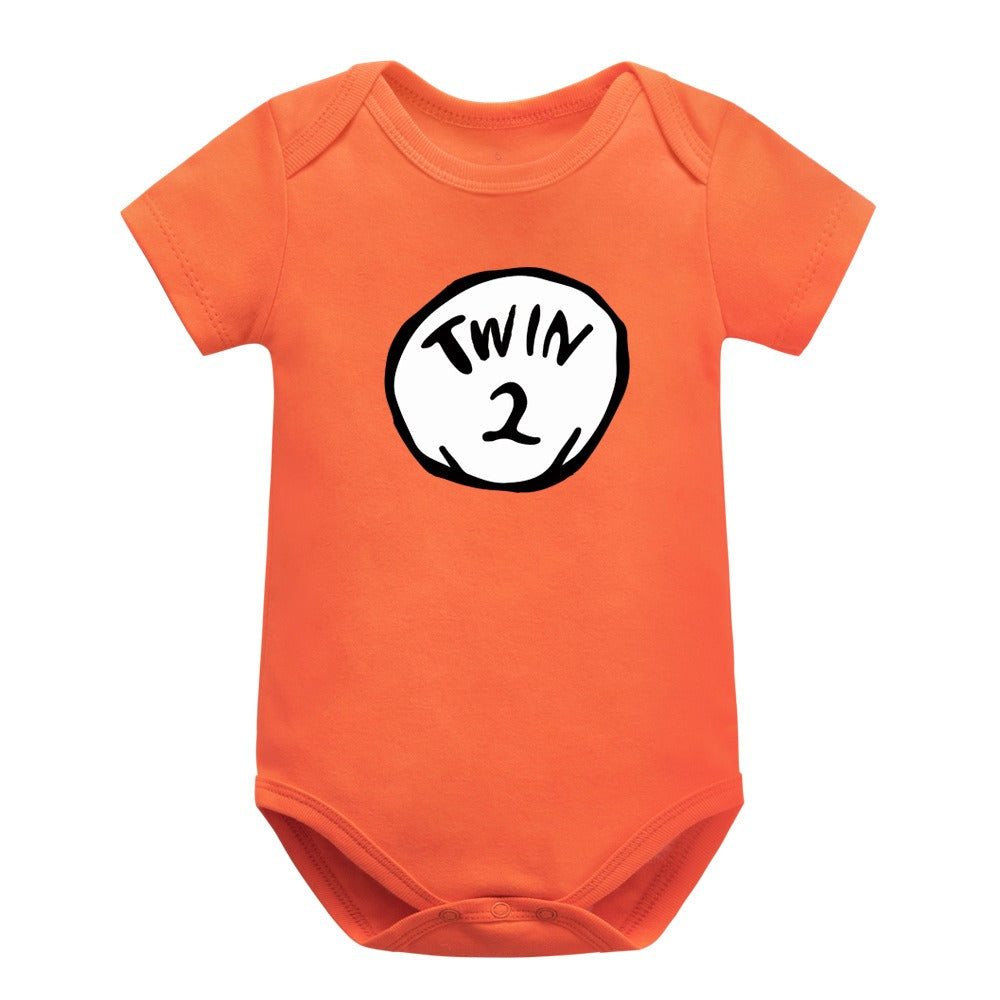 Twin Baby Short-Sleeve Bodysuit