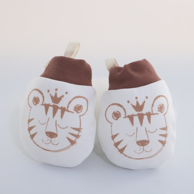 Newborn Anti-Scratch Cotton Mittens