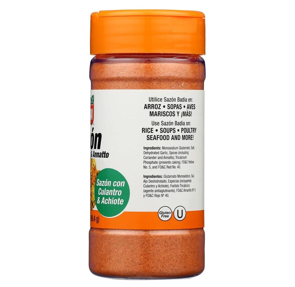 Badia Sazon With Coriander & Annatto 6/7oz (198.4g)