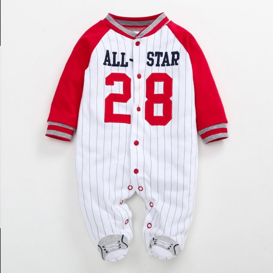 All Star Casual Overall - Red