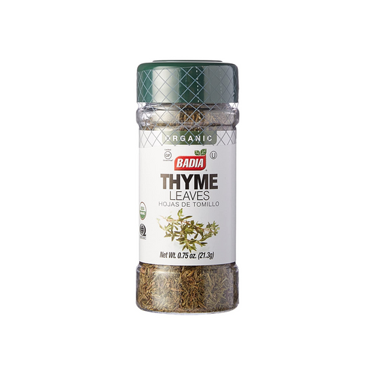 Badia OrganicThyme Leaves 8/0.75oz (21.3g)