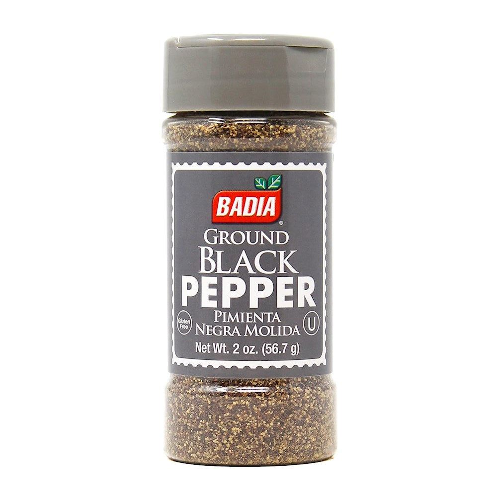 Badia Pepper Ground Black 8/2oz (56.7g)