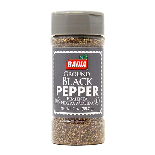 Badia Pepper Ground Black 8/2oz (56.7g)