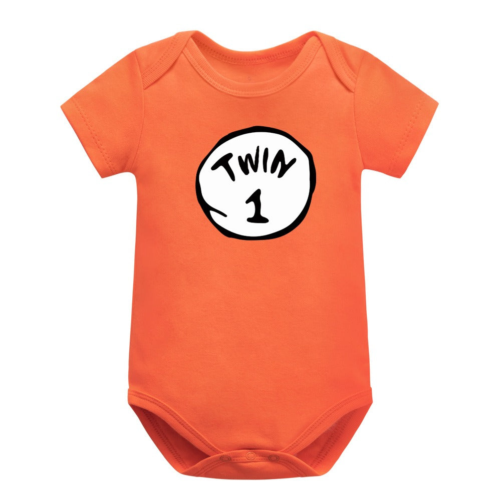 Twin Baby Short-Sleeve Bodysuit