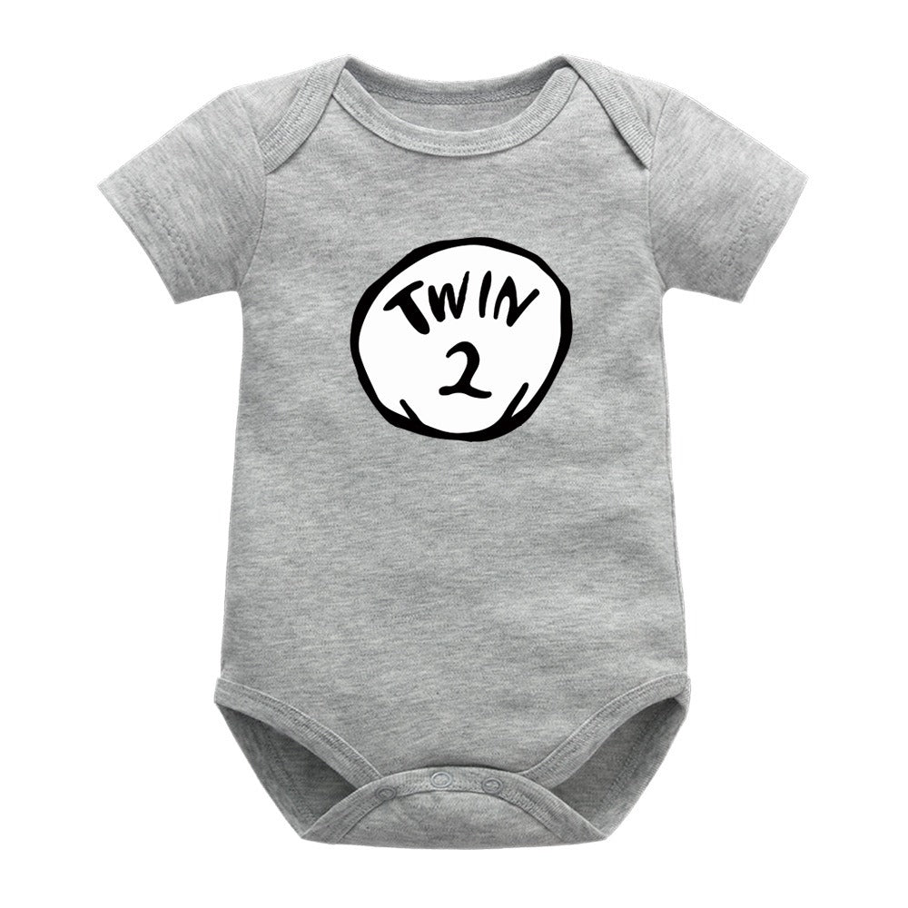 Twin Baby Short-Sleeve Bodysuit