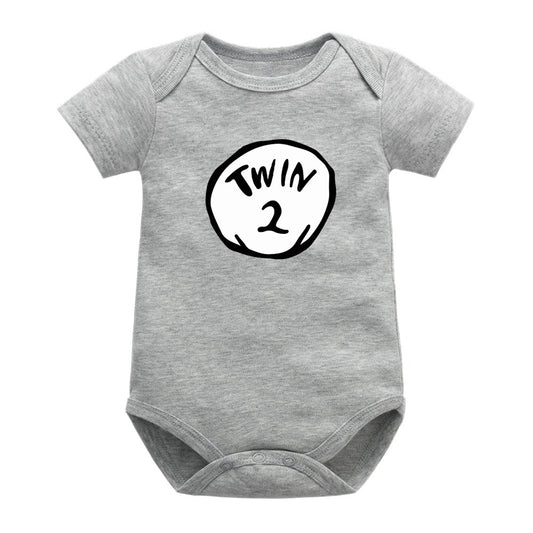 Twin Baby Short-Sleeve Bodysuit