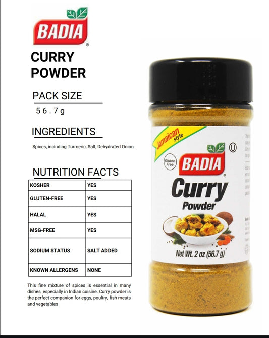 Badia Curry Powder (56.7g)