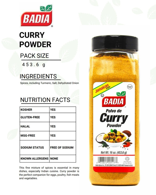 Badia Curry Powder (453.6g)