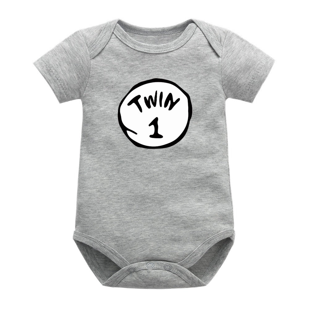 Twin Baby Short-Sleeve Bodysuit