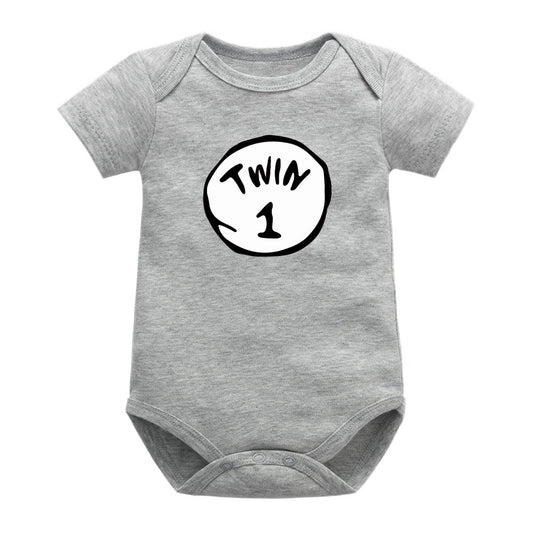Twin Baby Short-Sleeve Bodysuit