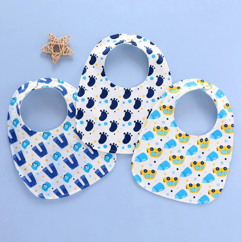 3-in-1 Baby Feeding Bib Set