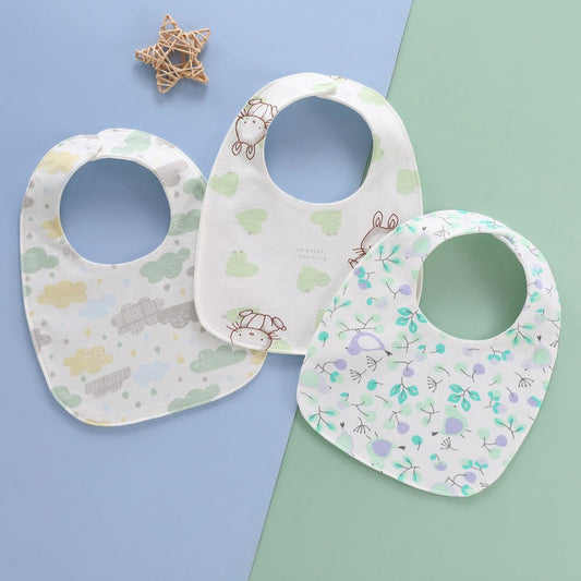3-in-1 Baby Feeding Bib Set